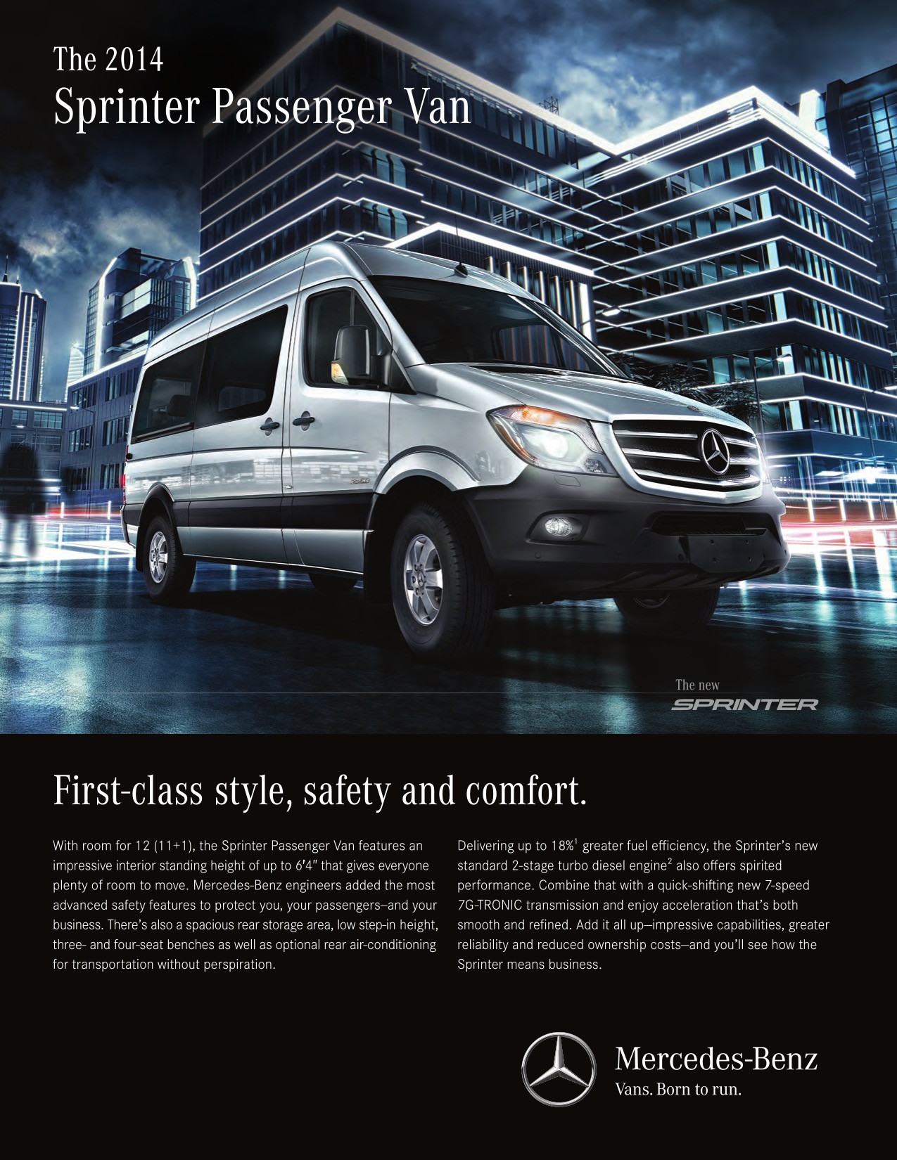 2014 Mercedes-Benz Sprinter Flyer Page 1